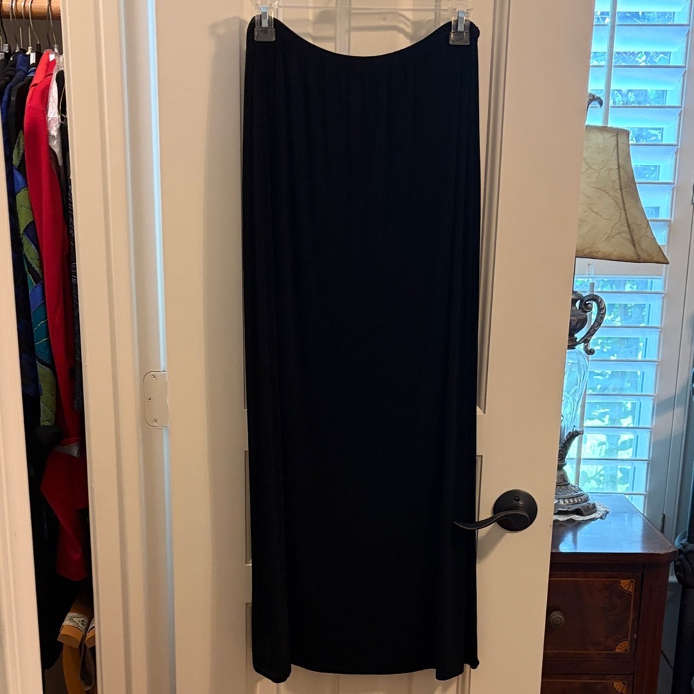 Chico's Elegant Black Maxi Skirt